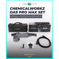chemicalworkz Poliermaschinen Set DA9 Pro Max + Sonax + Zubehör
