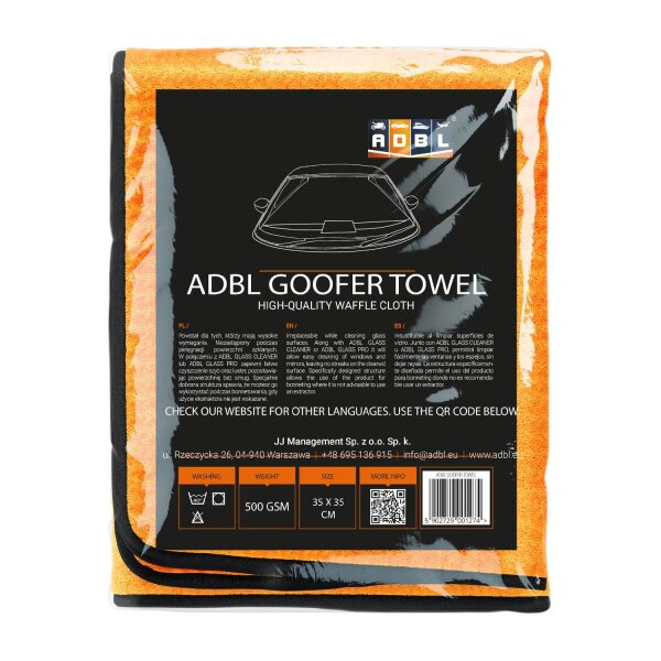 ADBL Goofer Towel Glasreinigungstuch 500GSM 35&times;35