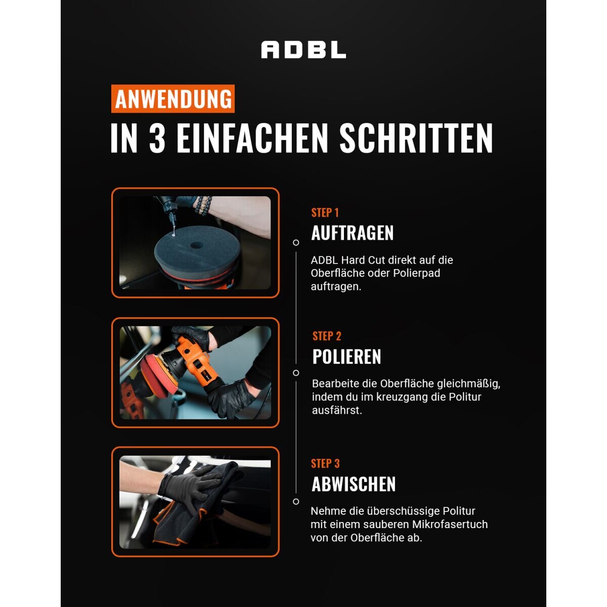 ADBL Hard Cut Schleifpolitur 200ml