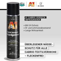 Dr. Wack A1 Cabrioverdeck Pflege Set Reiniger & Imprägnierer + Zubehör (6-teilig)