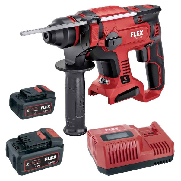 FLEX CHE 18.0-EC C Akku Kombi-Bohrhammer + P-Set 55 R