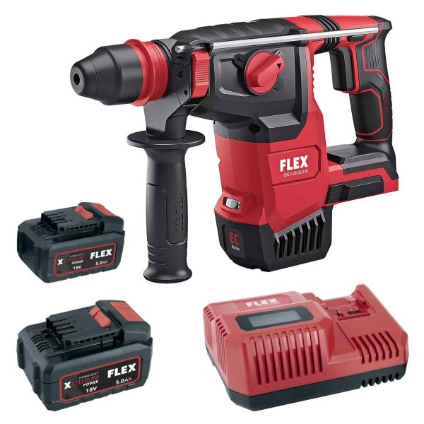 FLEX CHE 2-26 18.0-EC C Akku Kombi-Bohrhammer + P-Set 55 R