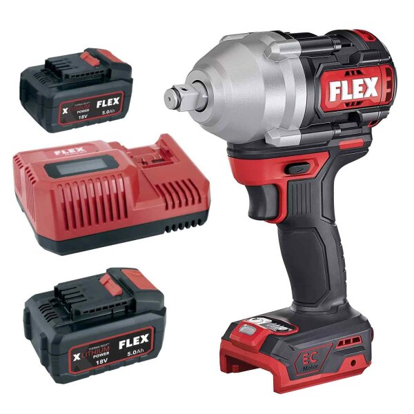 FLEX IW 1/2" 750 18.0-EC C Akku Schlagschrauber + P-Set 55 R