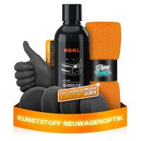 ADBL Kunststoffpflege Set Blackouter 200ml + Zubehör...