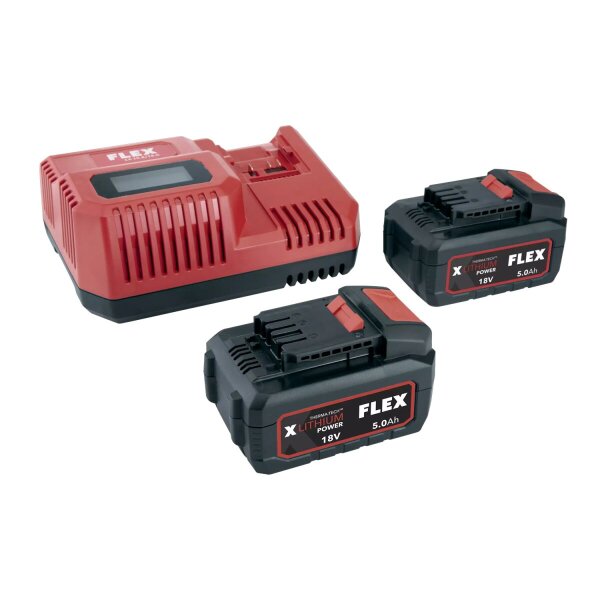 FLEX P-Set 55 R 18 V Akku &amp; Schnellladeger&auml;t Set