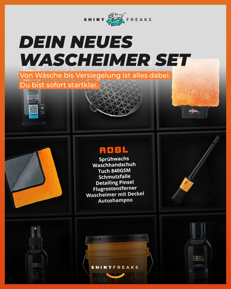 ADBL Wascheimer Set 13L + Zubeh&ouml;r (10-teilig)