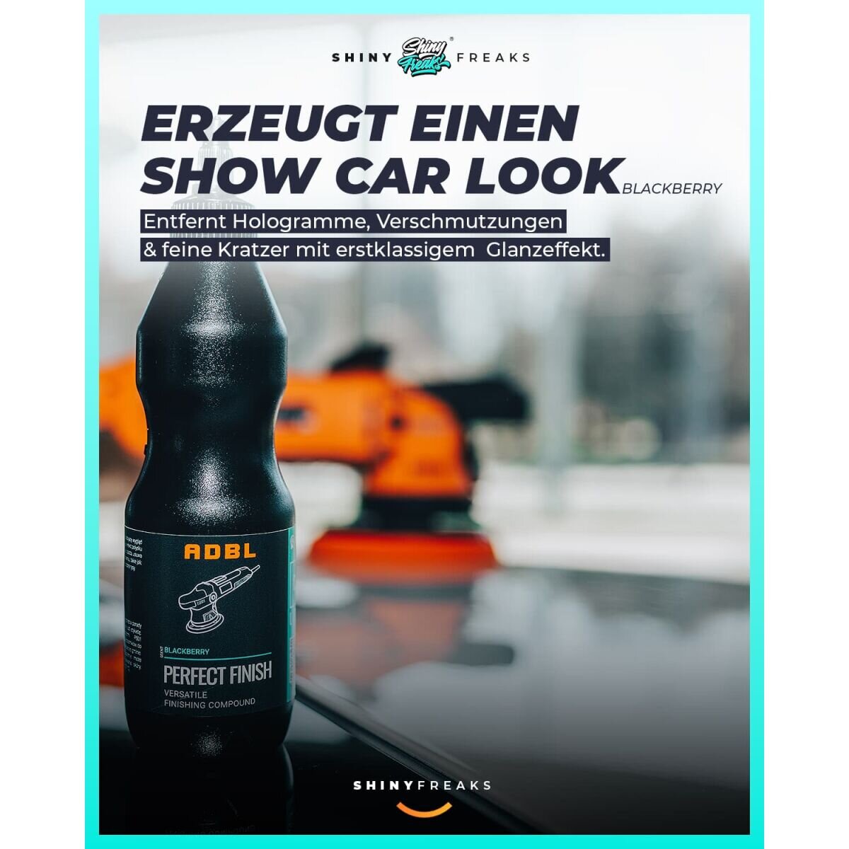 ADBL Politur Set 200ml + Ø125mm Polierpads (10-teilig)