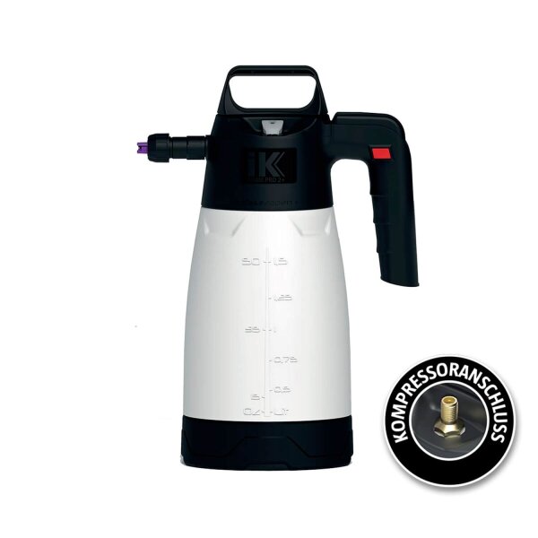 IK Foam Pro 2+ Schaumspr&uuml;hflasche mit Kompressorventil 1,25L