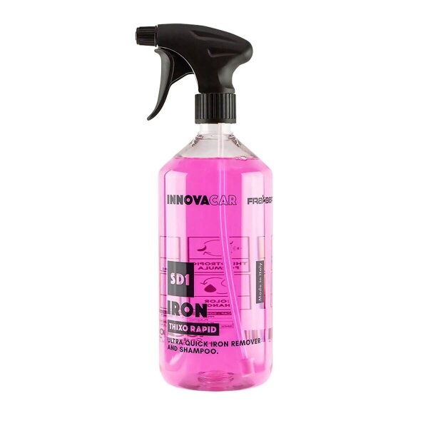 INNOVACAR SD1 Iron Thixo Rapid Dekontaminierendes Autoshampoo 1L