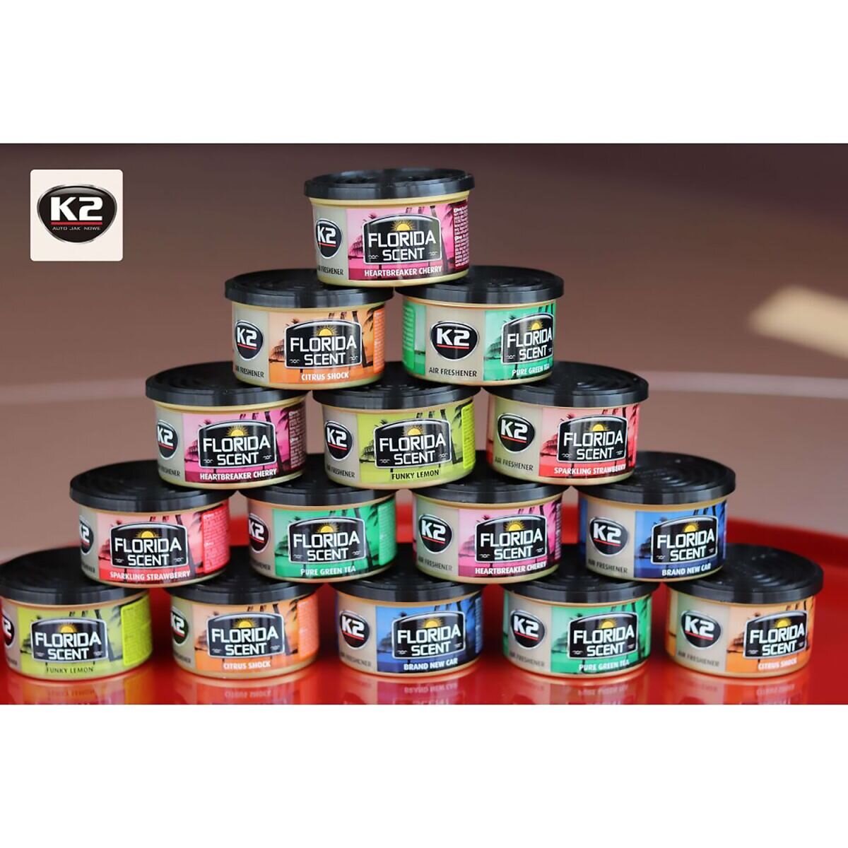 K2 Florida Scent Funky Lemon Lufterfrischer 50g