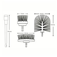 K2 Brill Set Pro Reinigunsbürsten