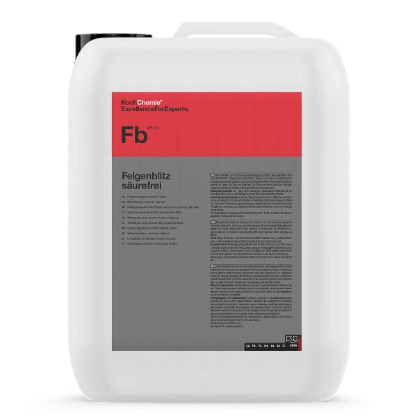 Koch Chemie Felgenblitz Felgenreiniger s&auml;urefrei 11kg