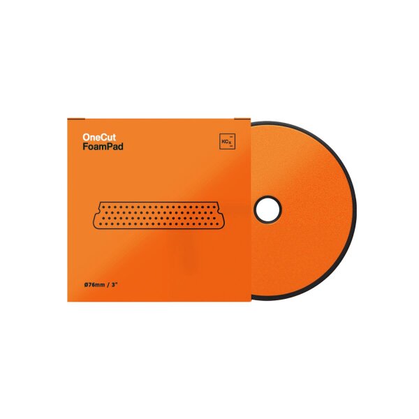 Koch Chemie One Cut Foam Pad Polierschwamm &Oslash;76mm Orange