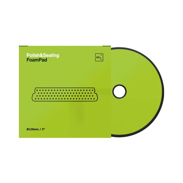 Koch Chemie Polish &amp; Sealing Foam Pad Polierschwamm &Oslash;126 Gr&uuml;n