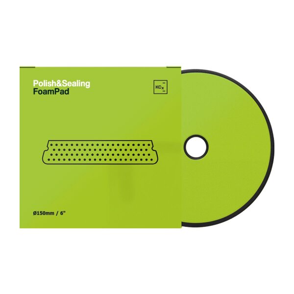 Koch Chemie Polish &amp; Sealing Foam Pad Polierschwamm &Oslash;150 Gr&uuml;n
