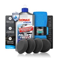 SONAX Politur Set XTREME Polish Wax 3 Hybrid NPT 500ml +...