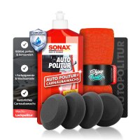 SONAX Politur Set Autopolitur 250ml + Zubeh&ouml;r...