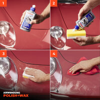 SONAX Politur Set XTREME Polish Wax 3 Hybrid NPT 500ml + P-Ball + Zubeh&ouml;r (6-teilig)