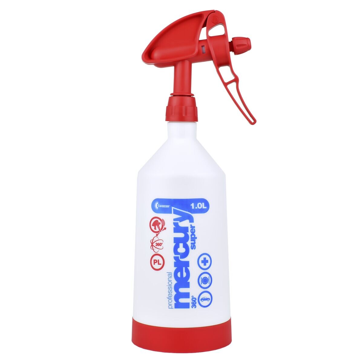 Kwazar Mercury Super Pro+ 360 Sprühflasche 1L rot
