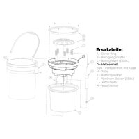 Lake Country Halteeinheit Pad Washer 4000 Ersatzteil