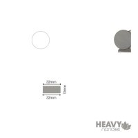 Nanolex Polierpad Heavy 30mm dünn hart 5Stk.