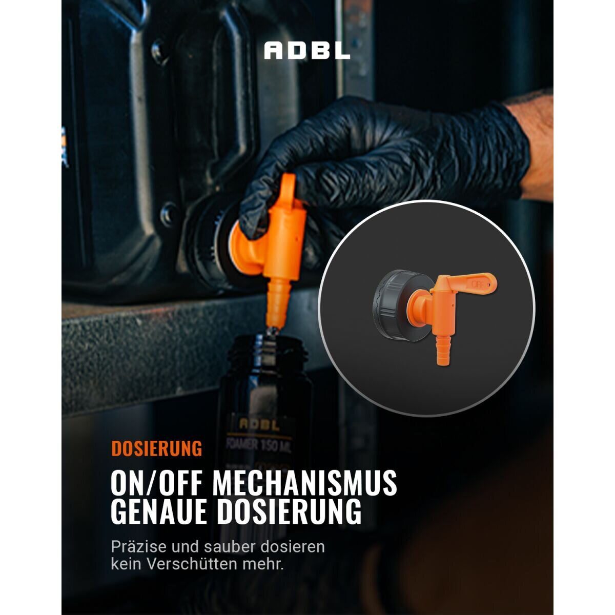 ADBL Tap Cap Auslaufhahn für 5L-Kanister