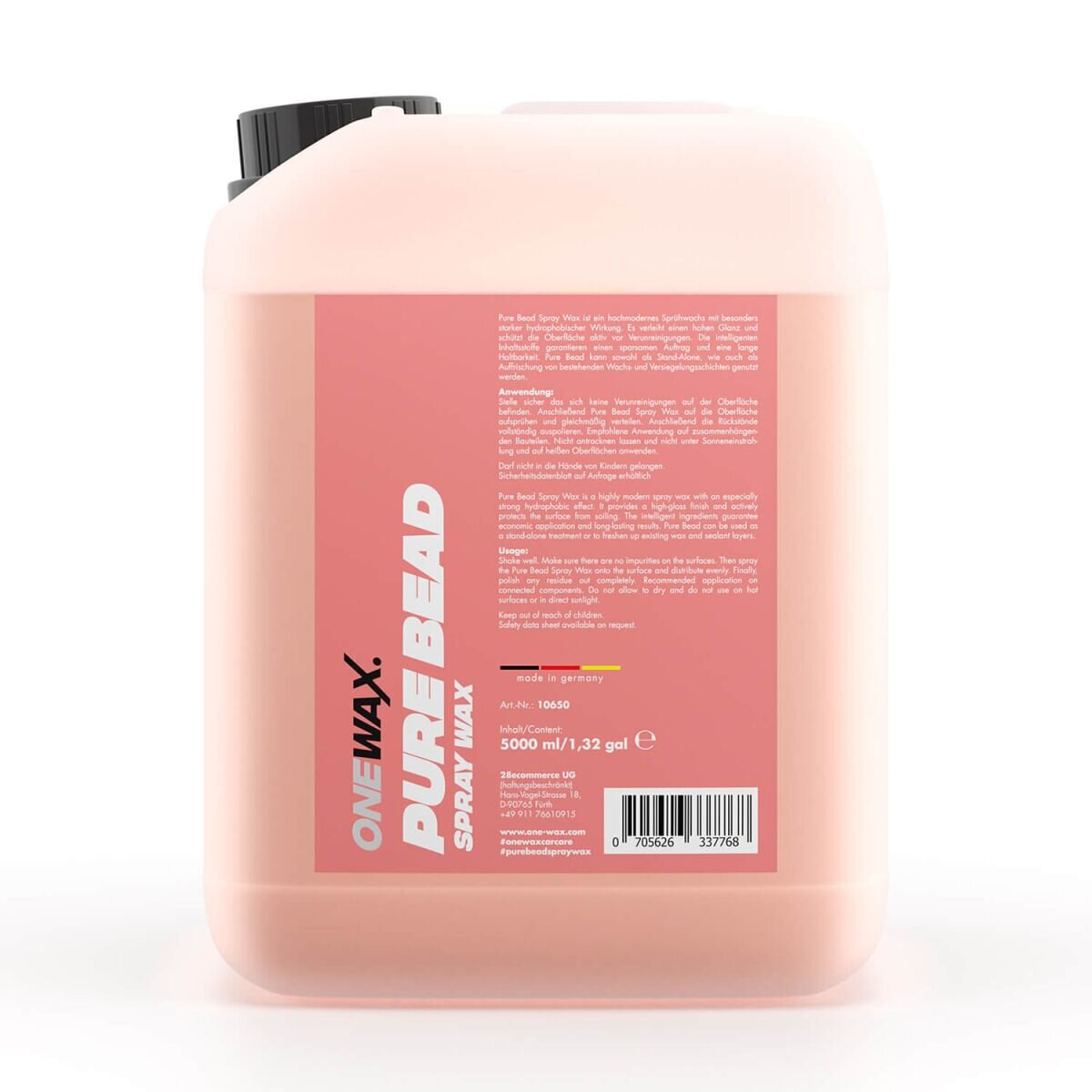 ONEWAX Pure Bead Sprühwachs 5L