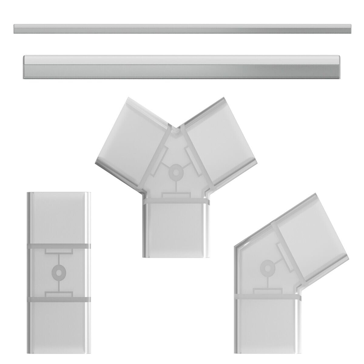 Performance Floor Hexagon LED-Deckenbeleuchtung Set