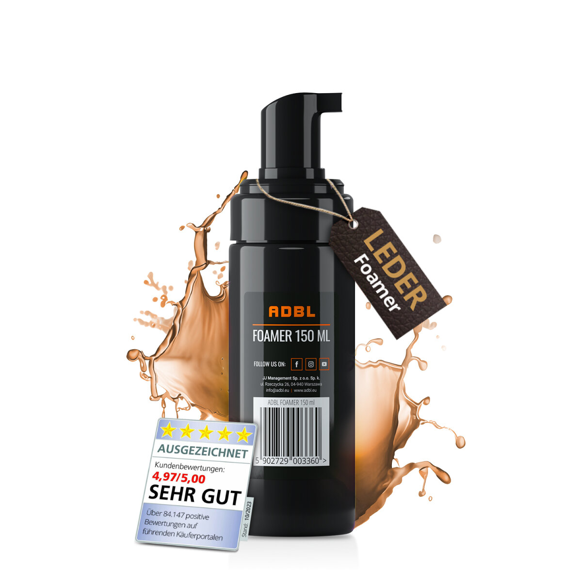 ADBL Foamer Schaum-Spr&uuml;hflasche 150ml