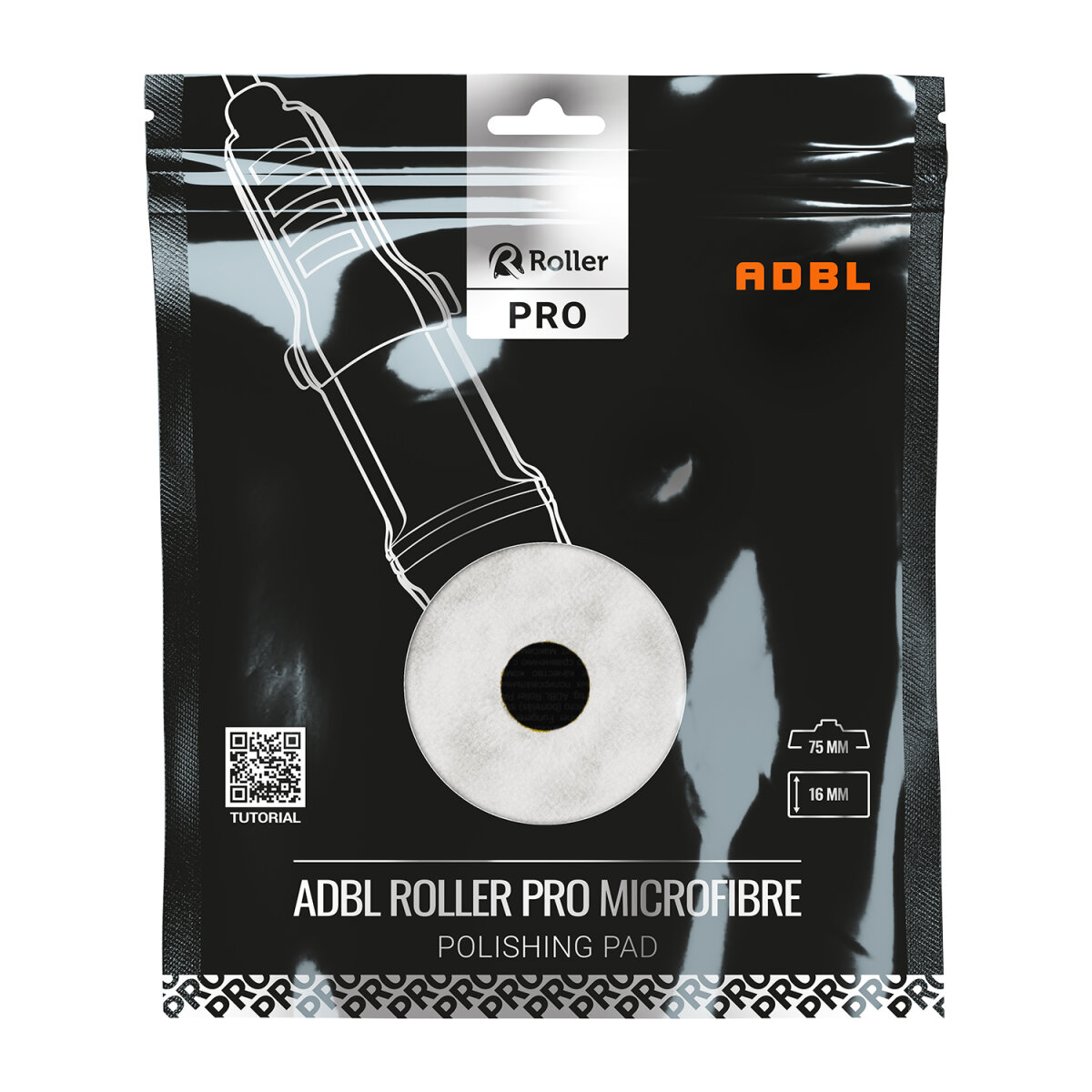ADBL Roller Pro Mikrofaser Pad 75mm
