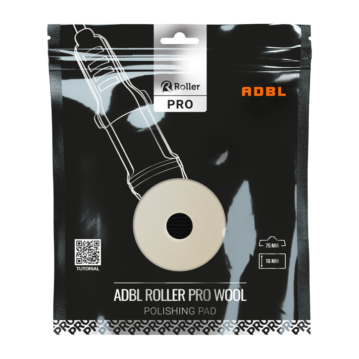 ADBL Roller Pro Wool Pad 75mm