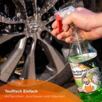 TUGA Chemie Felgenreiniger Set Alu-Teufel Spezial 2x 500ml + Alu-Teufel Felgenpinsel (3-teilig)