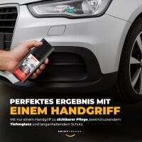 SONAX Kunststoffpflege Set Kunststoff Neu 100ml + Zubeh&ouml;r (3-teilig)