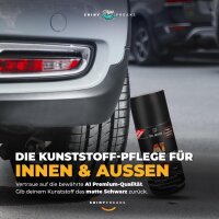 Dr. Wack Kunststoffpflege Set A1 Kunststoff Tiefenpfleger matt 250ml + Zubeh&ouml;r (3-teilig)