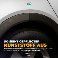 ADBL Kunststoffpflege Set Blackouter 200ml + Zubeh&ouml;r (7-teilig)