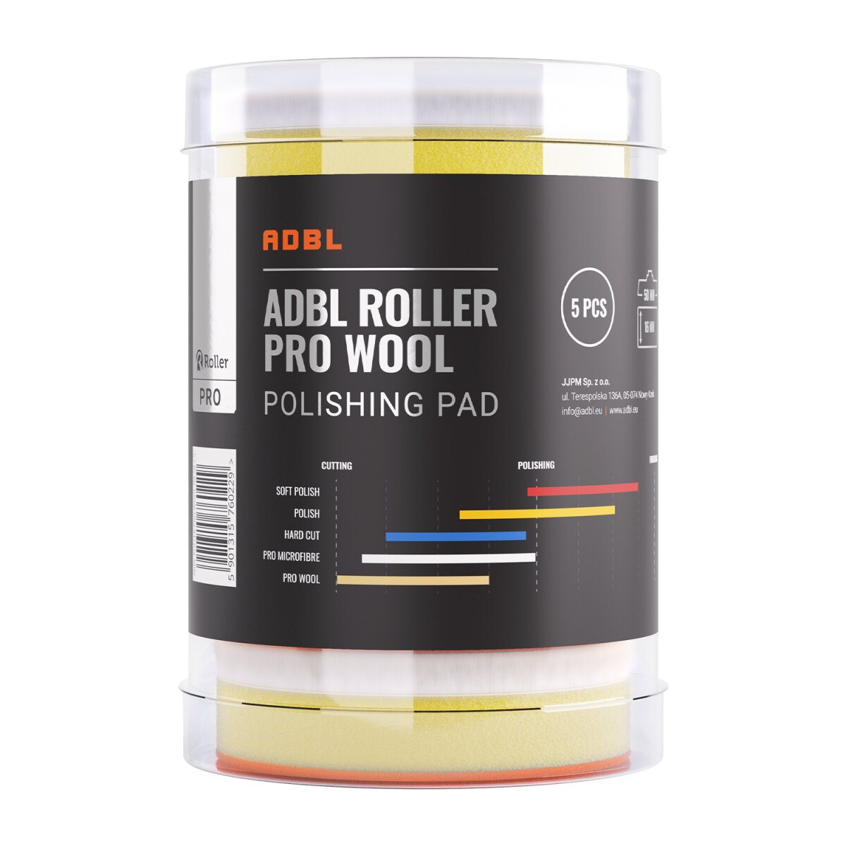 ADBL Roller Pro Wool Polierpad 50mm 5Stk.