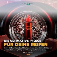 Soft99 Reifenpflege Set DiGloss Black Devil Tire Wax + Mikrofasertuch (2-teilig)