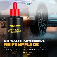 Soft99 Reifenpflege Set DiGloss Black Devil Tire Wax + Mikrofasertuch (2-teilig)