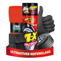 Soft99 Reifenpflege Set 4-X Tire Cleaner + Zubeh&ouml;r...