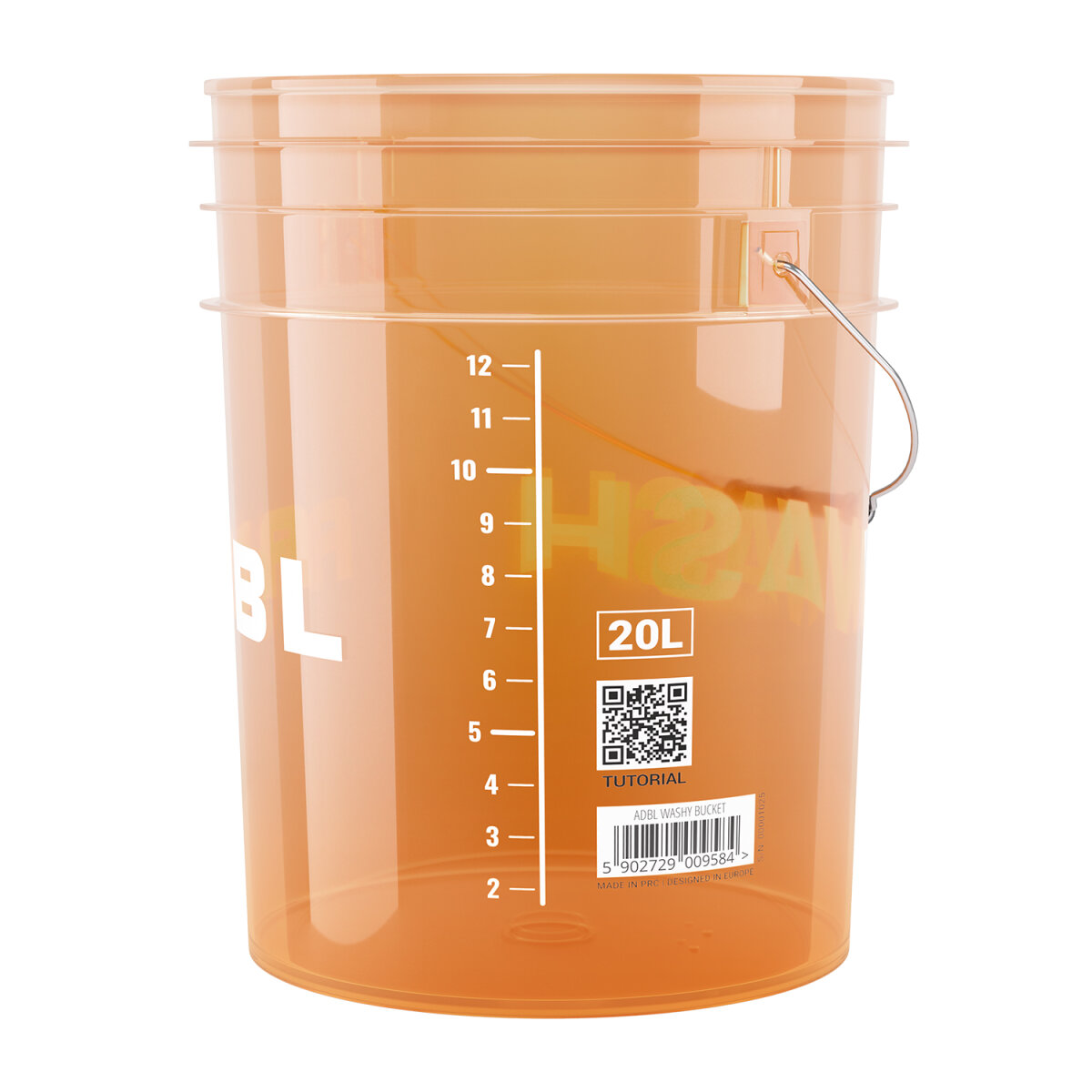 ADBL Washy Bucket Wascheimer Orange 20L