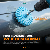 Koch Chemie Reiniger Set Eulex Klebstoff & Fleckenentferner + Foil Eraser + Tuch (4-teilig)