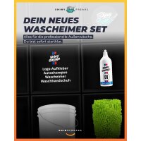 Shiny Garage Wascheimer Set 13L + Zubehör (4-teilig)