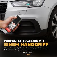 SONAX Außen-Kunststoffpflege-Set Kunststoff Neu 100ml + Zubehör (3-teilig)