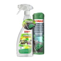 SONAX CleanStar mit MicrofaserTüchern Scheibe+Innen...