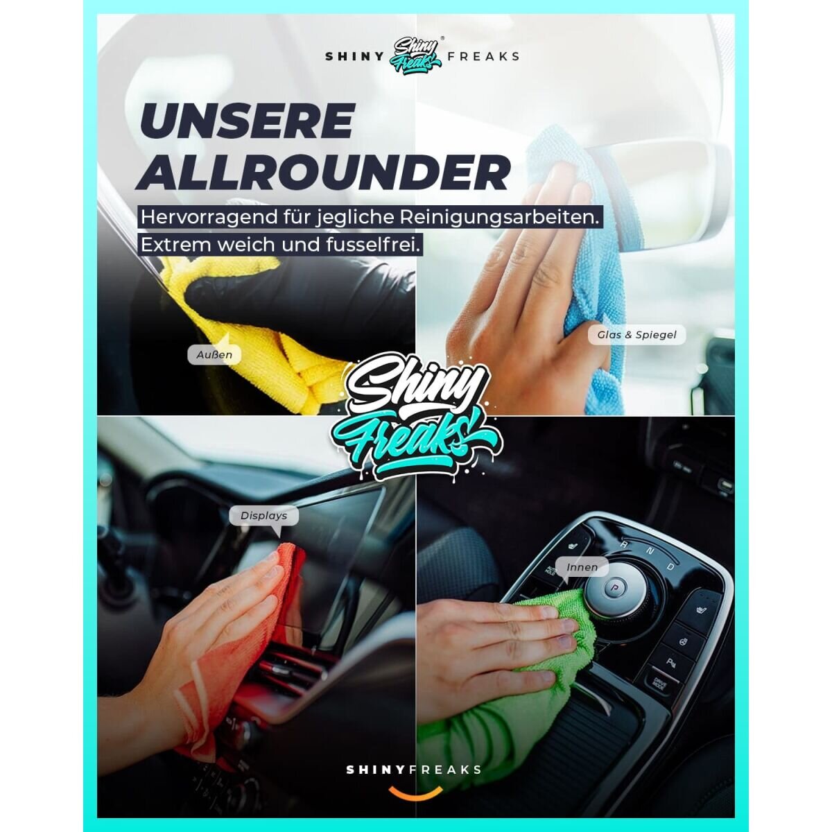 SONAX Felgenreiniger Set FelgenBeast Sonderedition + Zubehör (5-teilig)