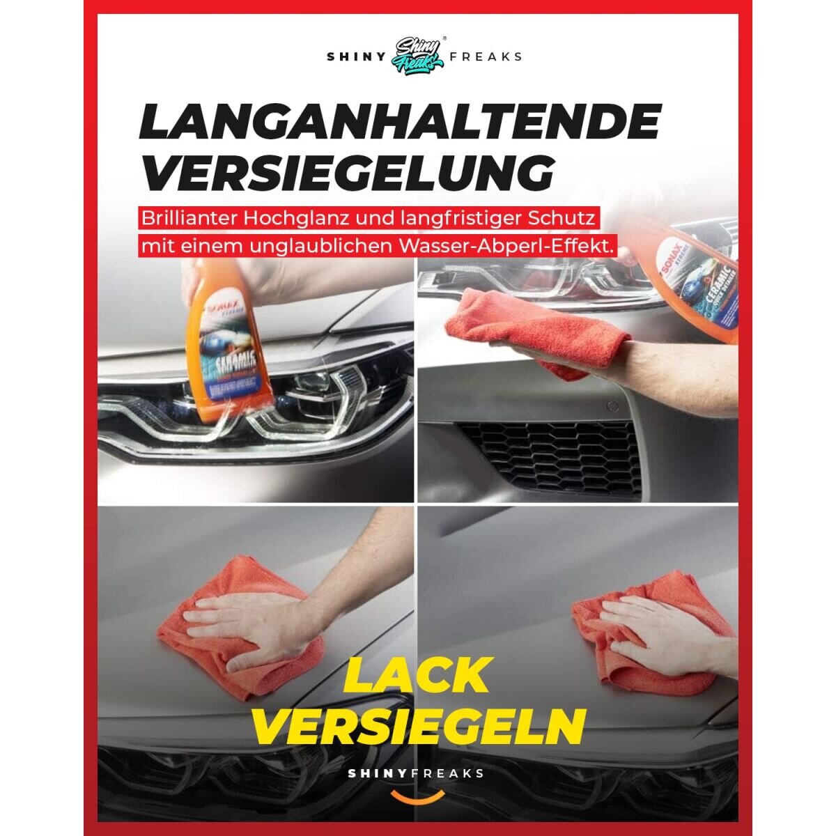 SONAX Wascheimer-Set 13L GlanzShampoo & FelgenBeast + Zubehör (11-teilig)