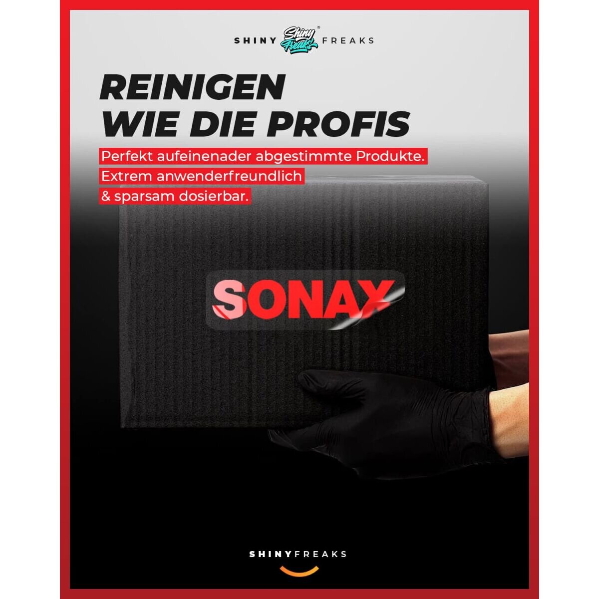 SONAX Wascheimer-Set 13L GlanzShampoo & FelgenBeast + Zubehör (11-teilig)