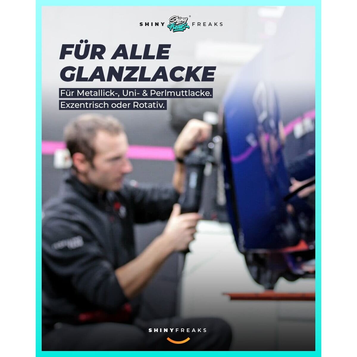 Sonax Auto Politur Set: ExCut 05-05 + Ex 04-06 + OS 02-06 (je 250ml) Autopolitur Set inkl. Premium Polierpads (Ø125mm) | 10-teilig