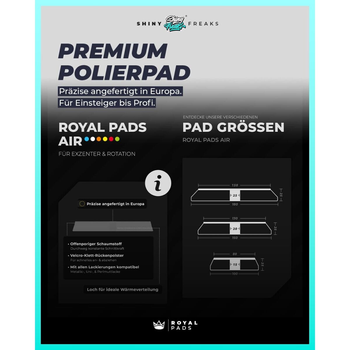 Sonax Auto Politur Set: ExCut 05-05 + Ex 04-06 + OS 02-06 (je 250ml) Autopolitur Set inkl. Premium Polierpads (Ø125mm) | 10-teilig