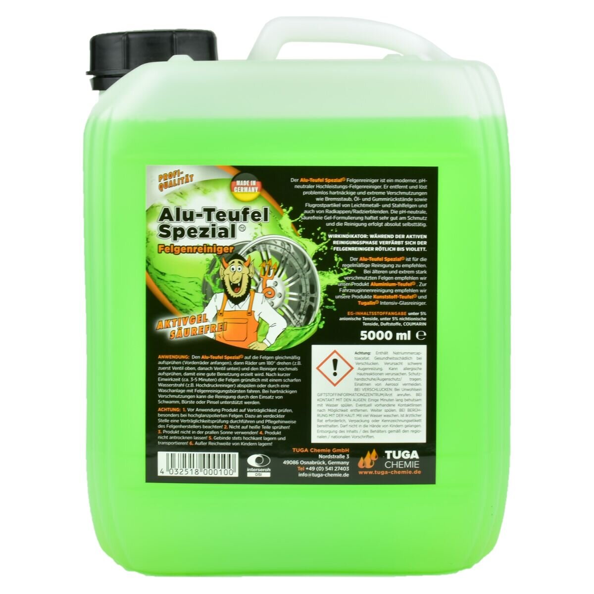 TUGA Chemie Alu-Teufel Spezial Felgenreiniger 5L